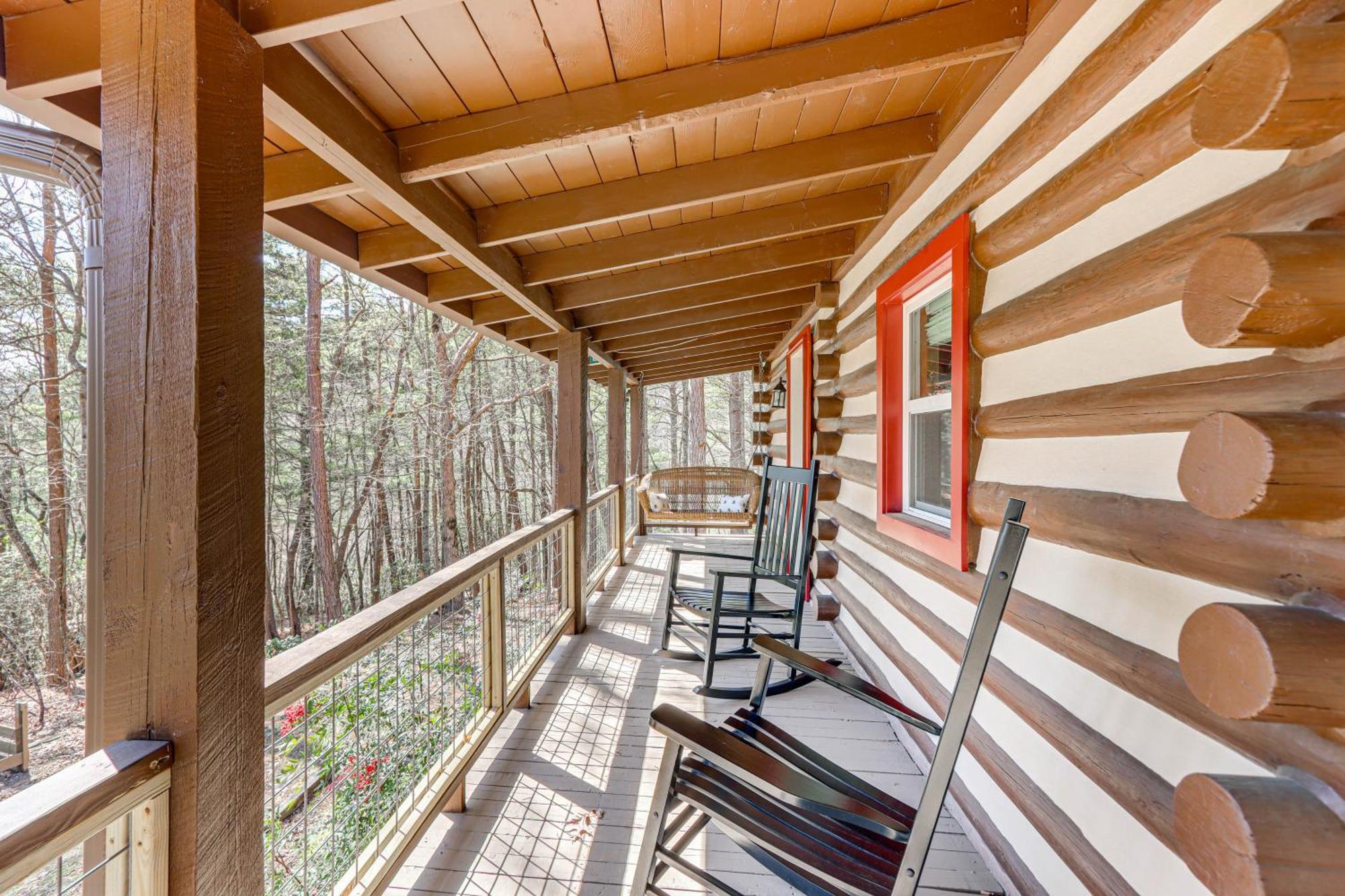 Dog-Friendly Hiawassee Cabin With Decks And Fire Pit! Exterior foto
